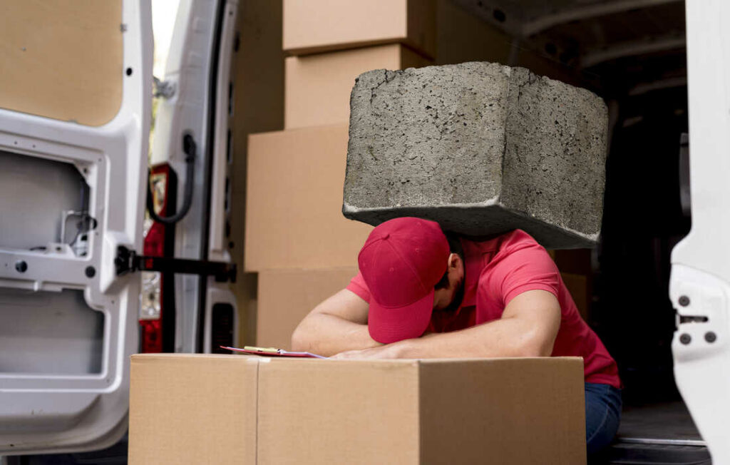 éviter les objets lourds